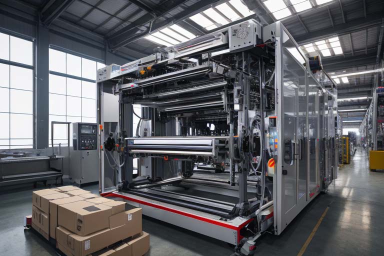 Egg Roll With Tray Packing line
