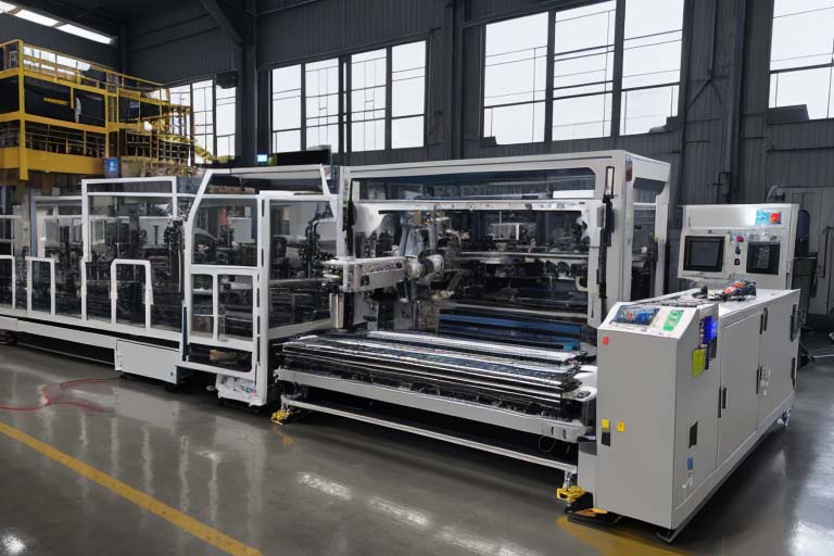 packaging machinery to roll up rolls